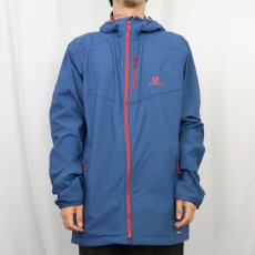 画像2: SALOMON "Advanced Skin Shield" ソフトシェルパーカー XXL (2)