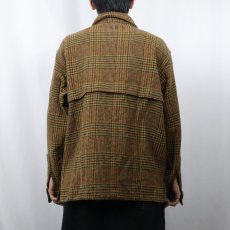画像3: 80's Woolrich グレンチェック柄 ウールシャツ L (3)