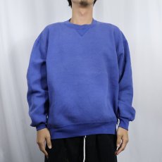 画像2: 90's RUSSELL ATHLETIC USA製 前V 無地スウェット (2)
