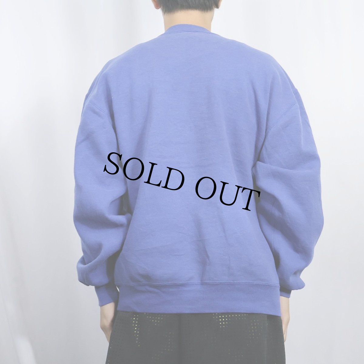 画像3: 90's RUSSELL ATHLETIC USA製 前V 無地スウェット (3)