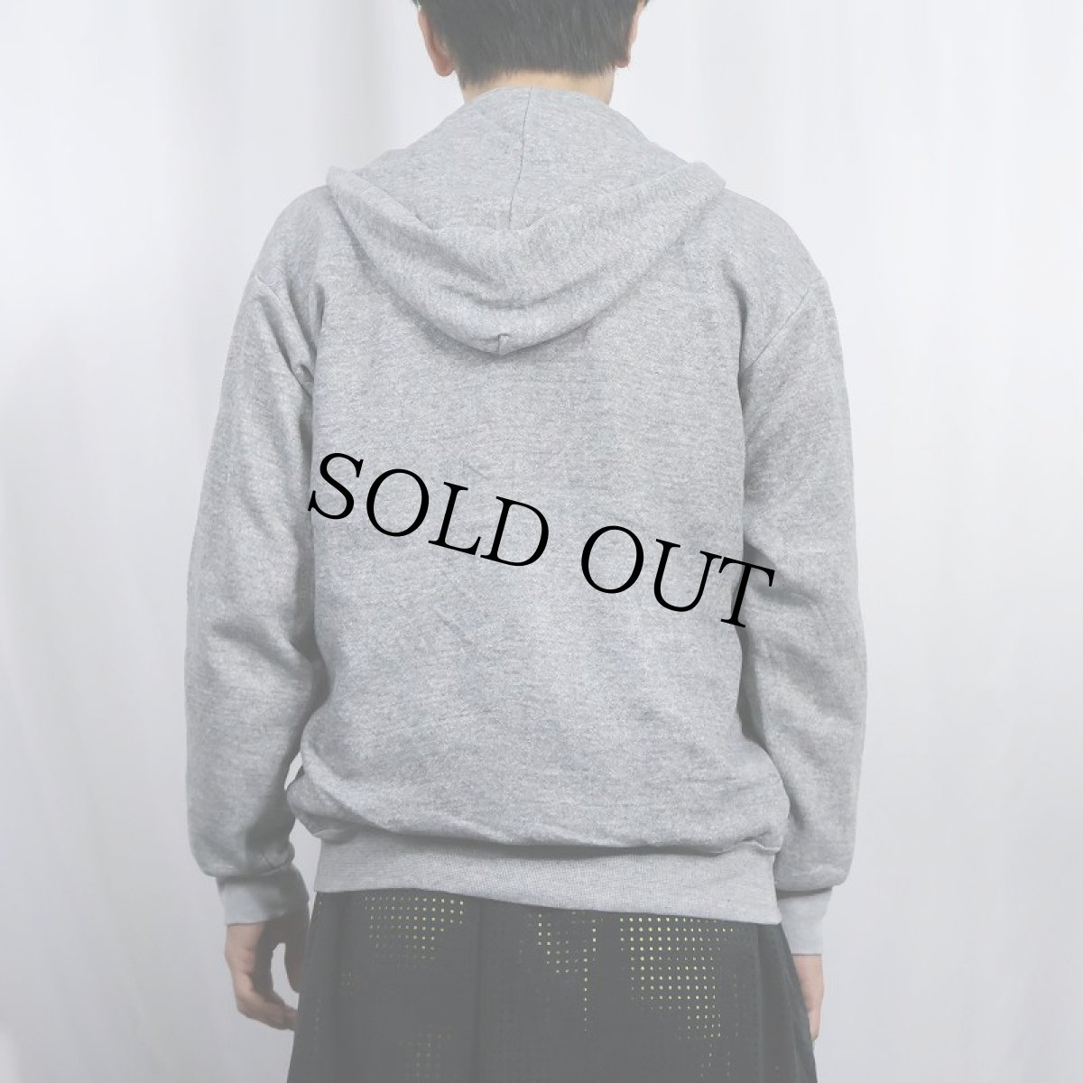 画像3: 〜80's TULTEX USA製 裏サーマル スウェットジップパーカー XL (3)