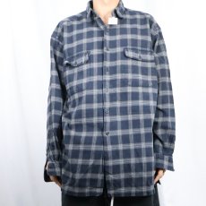 画像2: POLO Ralph Lauren "BENFORD" チェック柄 ヘビーネルシャツ XL (2)