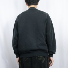 画像3: 80's JERZEES USA製 無地スウェット BLACK L (3)
