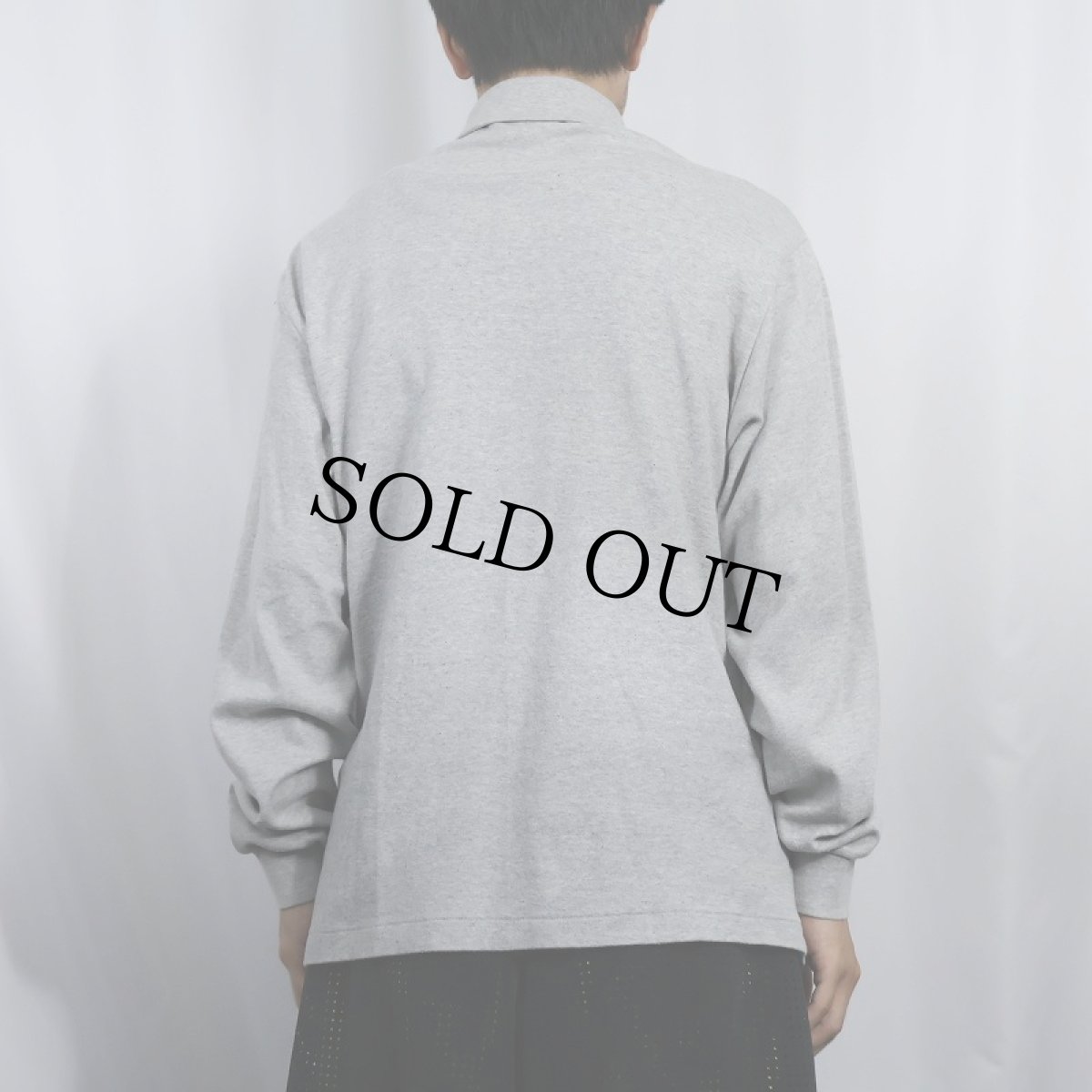 画像3: 80〜90's Eddie Bauer USA製 無地タートルネックロンT L (3)