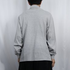 画像3: 80〜90's Eddie Bauer USA製 無地タートルネックロンT L (3)
