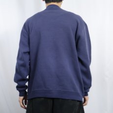 画像3: 80's RUSSELL ATHLETIC USA製 前V "AUBURN" プリントスウェット NAVY XL (3)