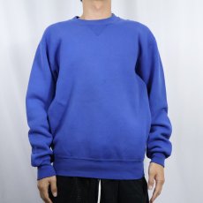 画像2: 90's RUSSELL ATHLETIC USA製 前V 無地スウェット M (2)