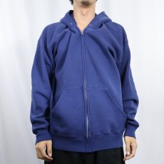 画像2: 90's STURDY SWEATS by Lee USA製 スウェットジップパーカー NAVY L (2)