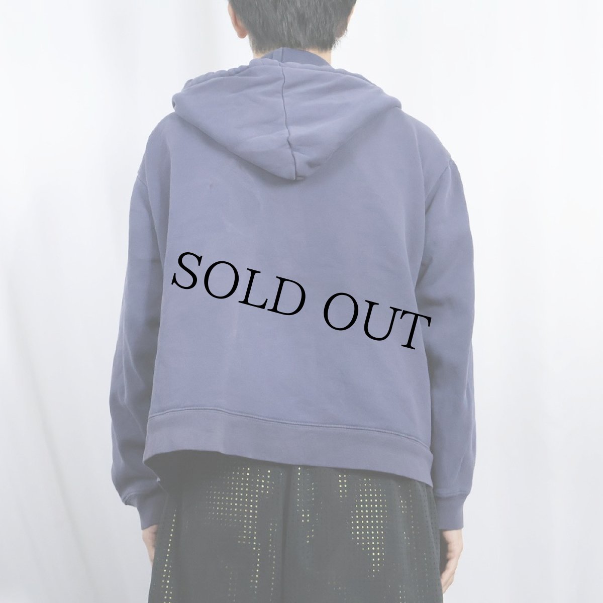 画像3: 無地スウェットジップパーカー NAVY (3)