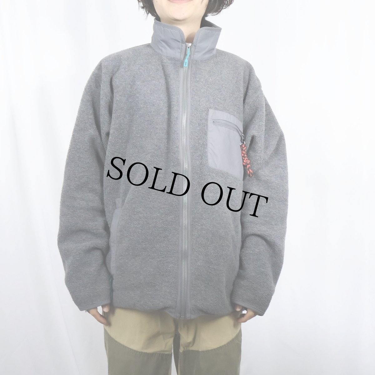 画像2: 80's Patagonia USA製 フリースジップジャケット L (2)