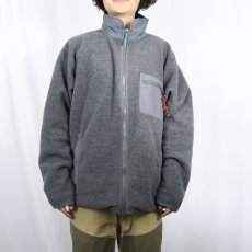 画像2: 80's Patagonia USA製 フリースジップジャケット L (2)