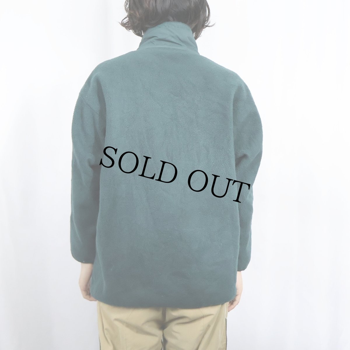 画像3: 90's Patagpnia USA製 シンチラ フリースジップジャケット GREEN L (3)