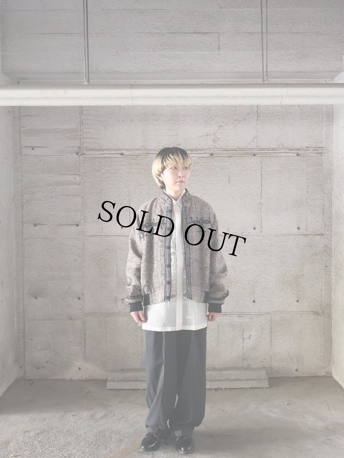 画像6: パイピングデザイン ウールジャケット  (6)