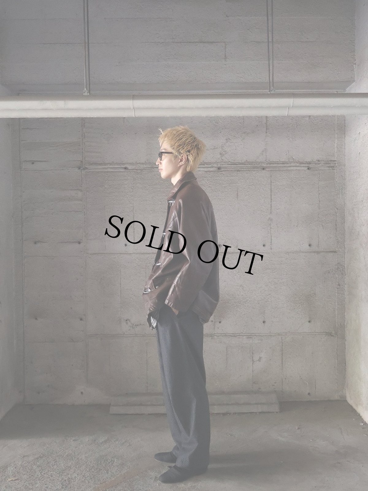 画像4: 80's Fay for EMA レザー ファイヤーマンジャケット M (4)