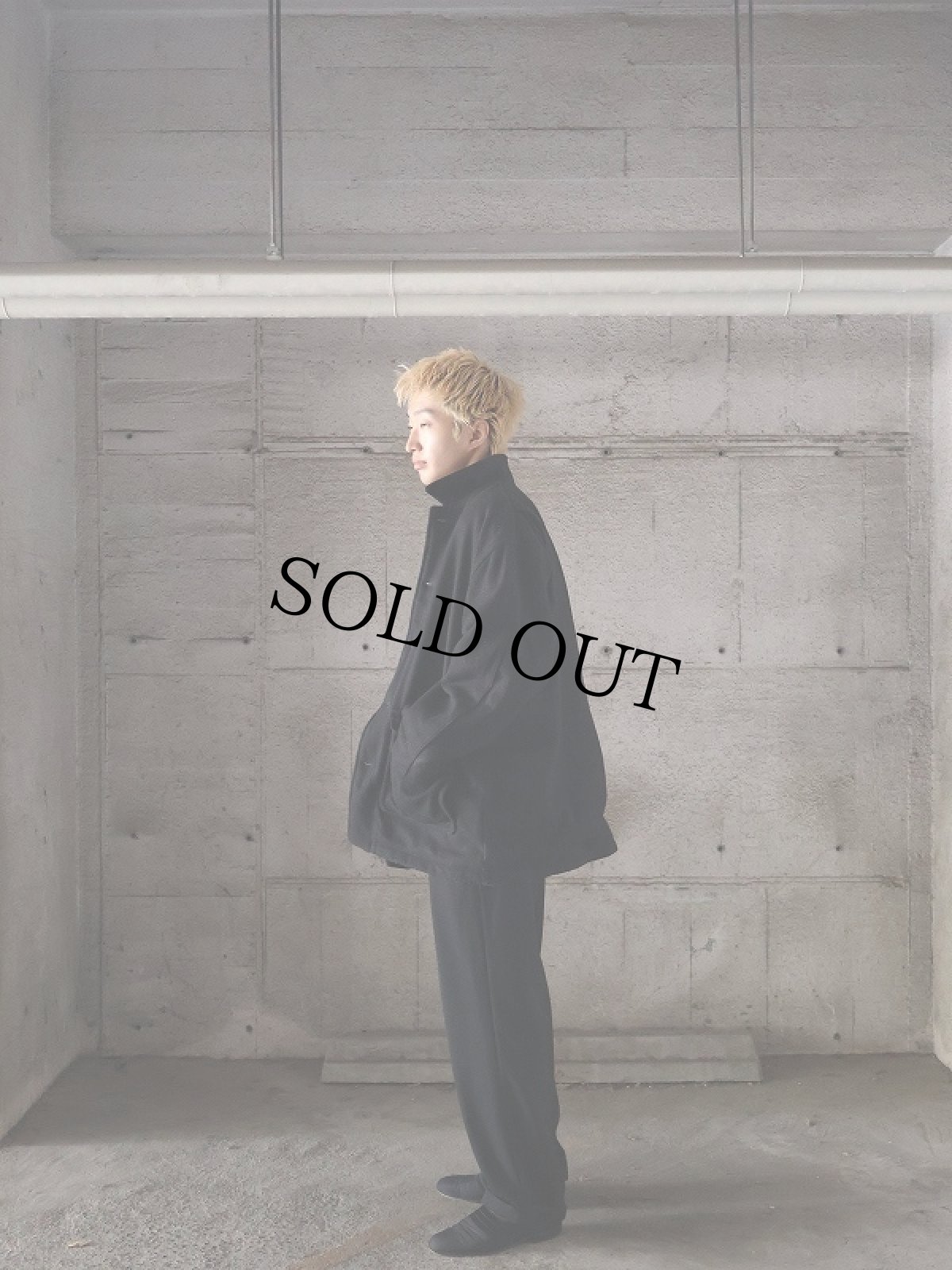 画像4: 80〜90's Manhattan USA製 メルトンウールジャケット BLACK L (4)