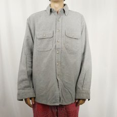 画像2: 90's FIVE BROTHER USA製 シャモアクロスシャツ L (2)