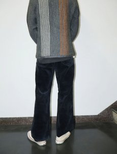 画像5: 〜80's Lee USA製 ブーツカットベロアパンツ NAVY W32 (5)