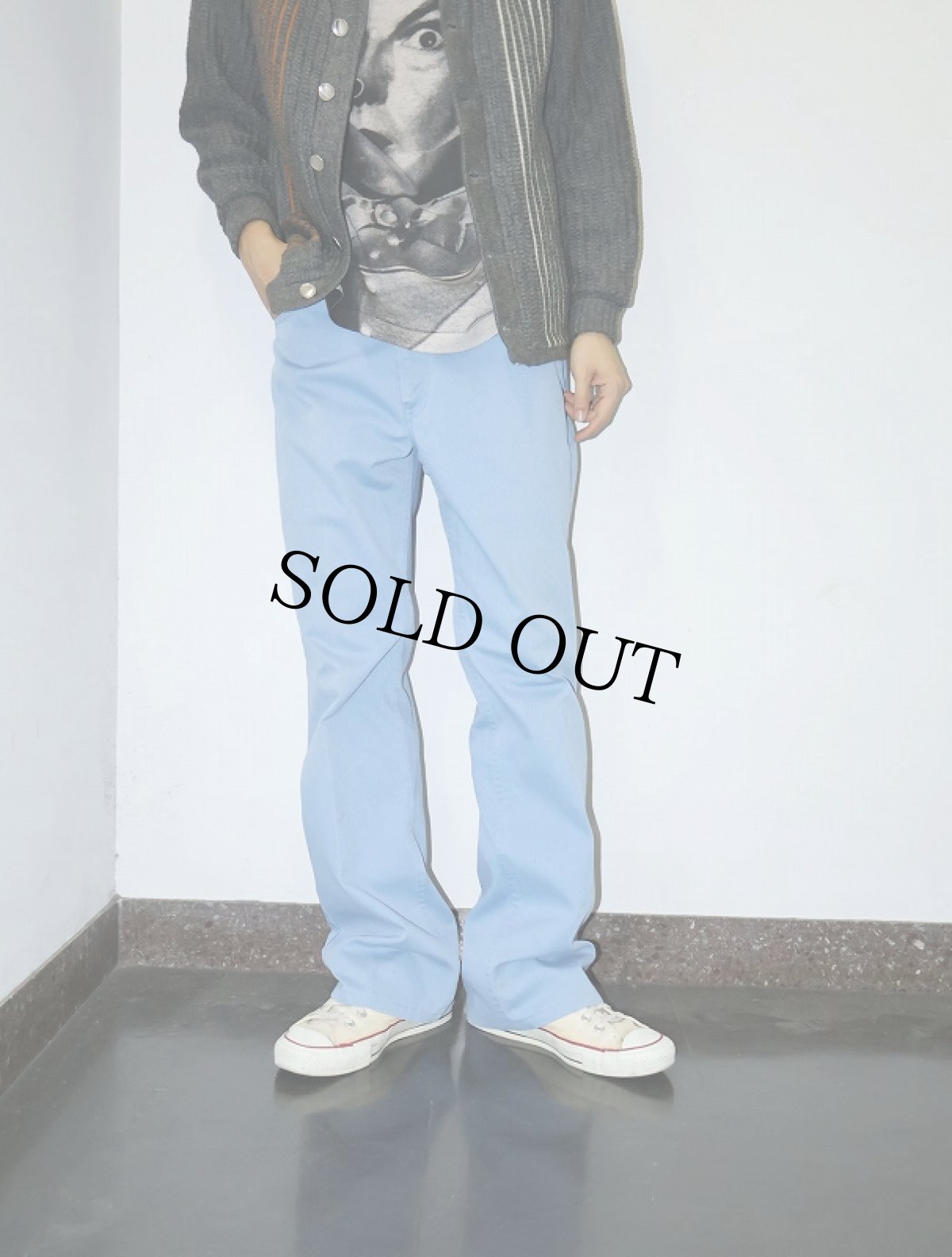 画像4: 80's Levi's "STA-PREST" コットンピケパンツ W33 (4)