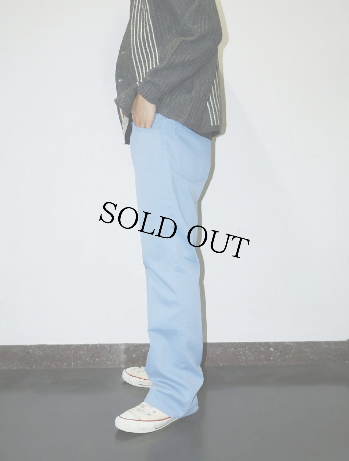 画像5: 80's Levi's "STA-PREST" コットンピケパンツ W33 (5)