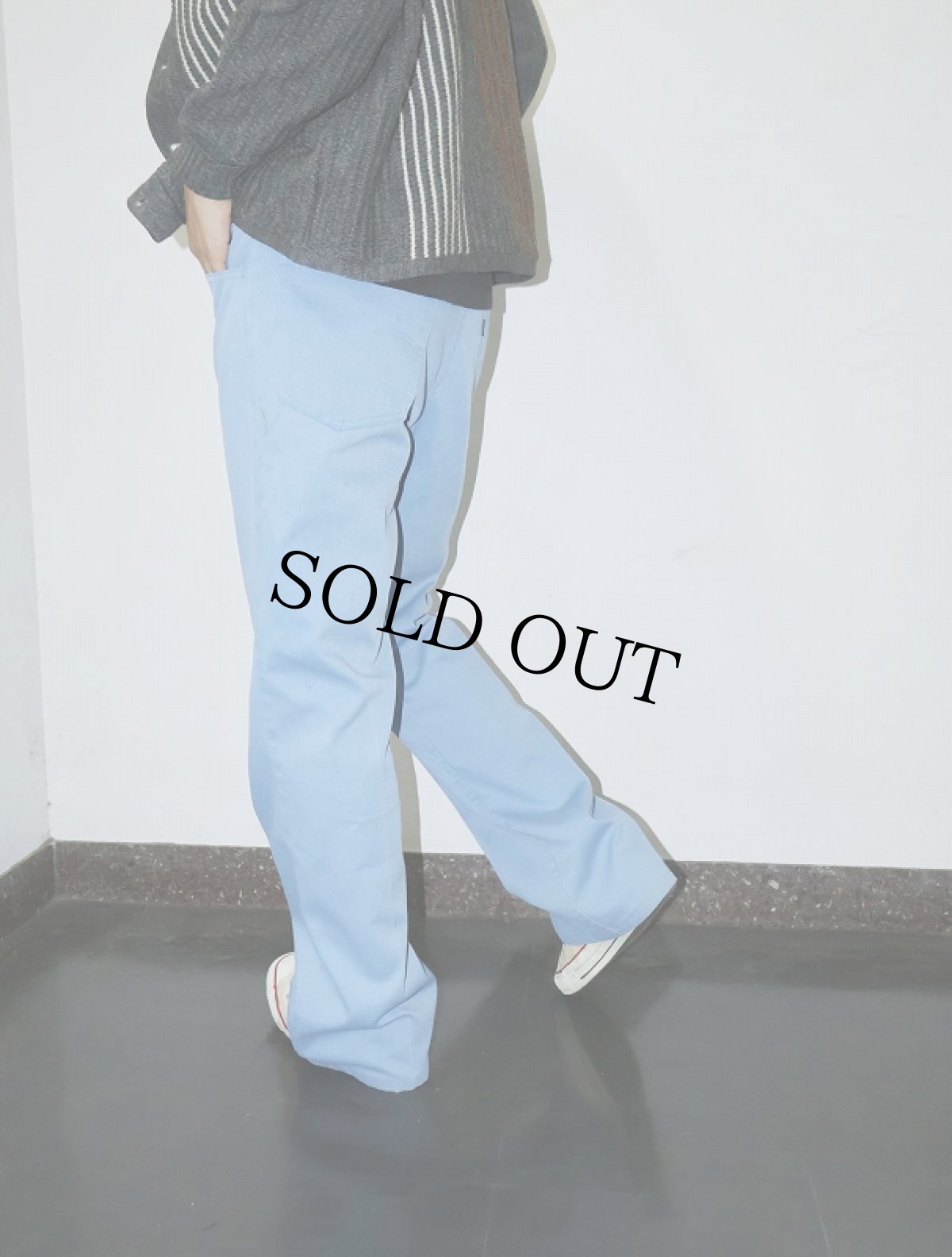 画像1: 80's Levi's "STA-PREST" コットンピケパンツ W33 (1)