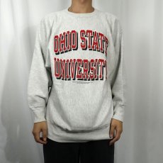 画像2: 90's Champion REVERSE WEAVE "OHIO STATE UNIVERSITY" プリントスウェット XL (2)