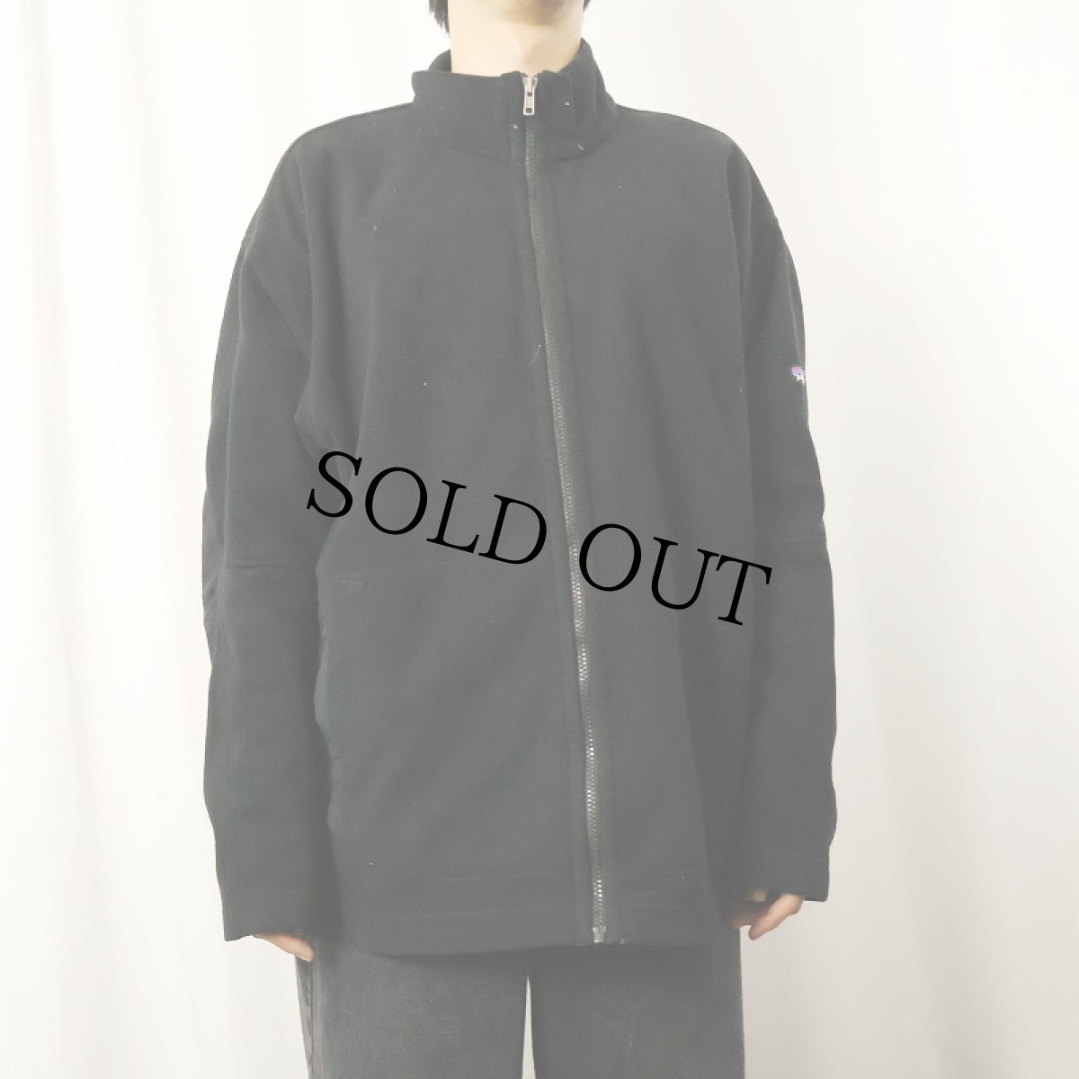 画像2: 2000's Patagonia マイクロシンチラフリースジャケット BLACK XL (2)
