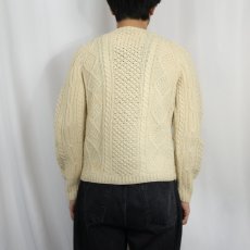 画像3: 60's〜 United knitwear Co. アランニットカーディガン  (3)