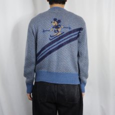 画像3: 70's KENNINGTON ミッキー柄 ジャガードニットセーター  (3)