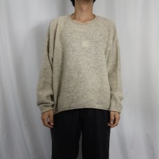画像2: 90's Woolrich USA製 ウール×ナイロン ロールネックニットセーター XL (2)