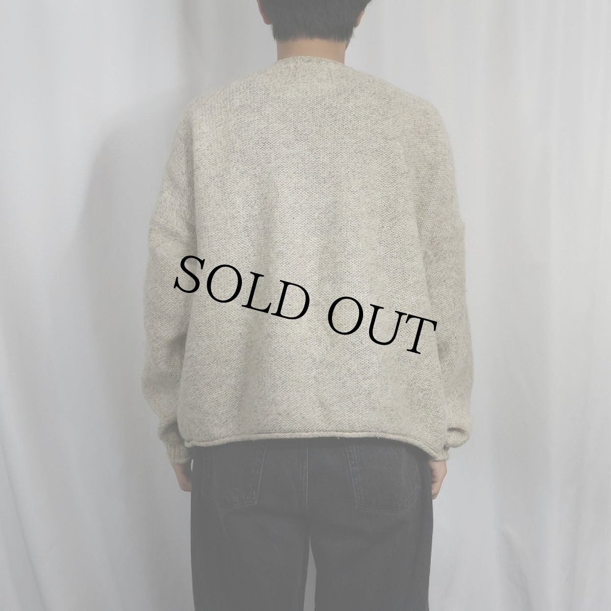 画像3: 90's Woolrich USA製 ウール×ナイロン ロールネックニットセーター XL (3)