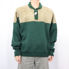 画像2: 90's FILSON USA製 GUIDE SWEATER GREEN XXL (2)