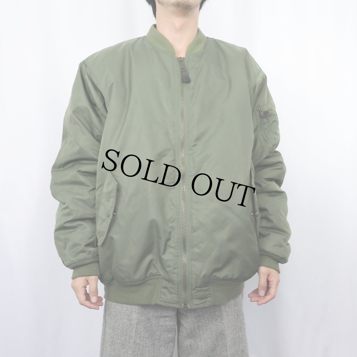 画像3: 民間品 MA-1 TYPE フライトジャケット  (3)