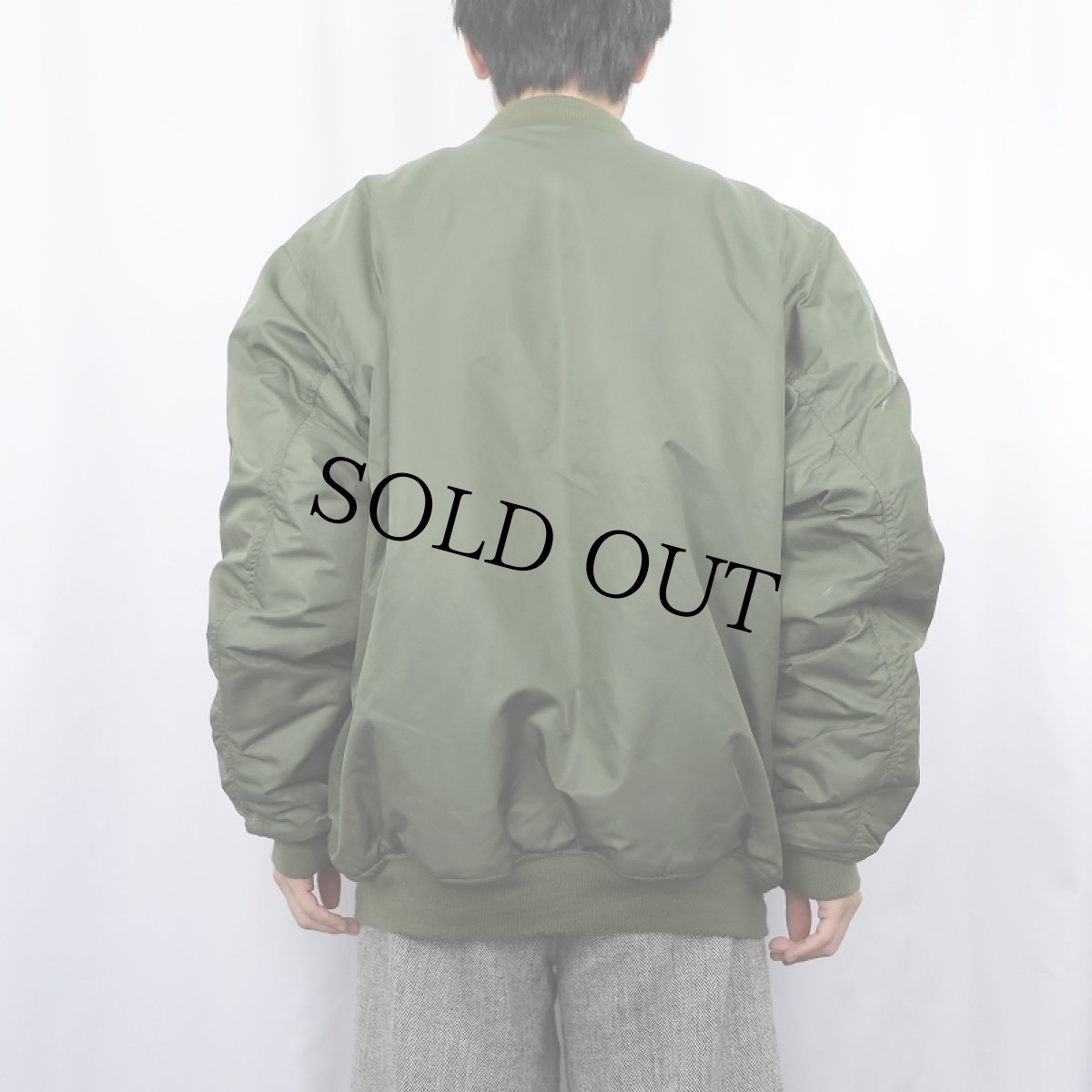 画像4: 民間品 MA-1 TYPE フライトジャケット  (4)