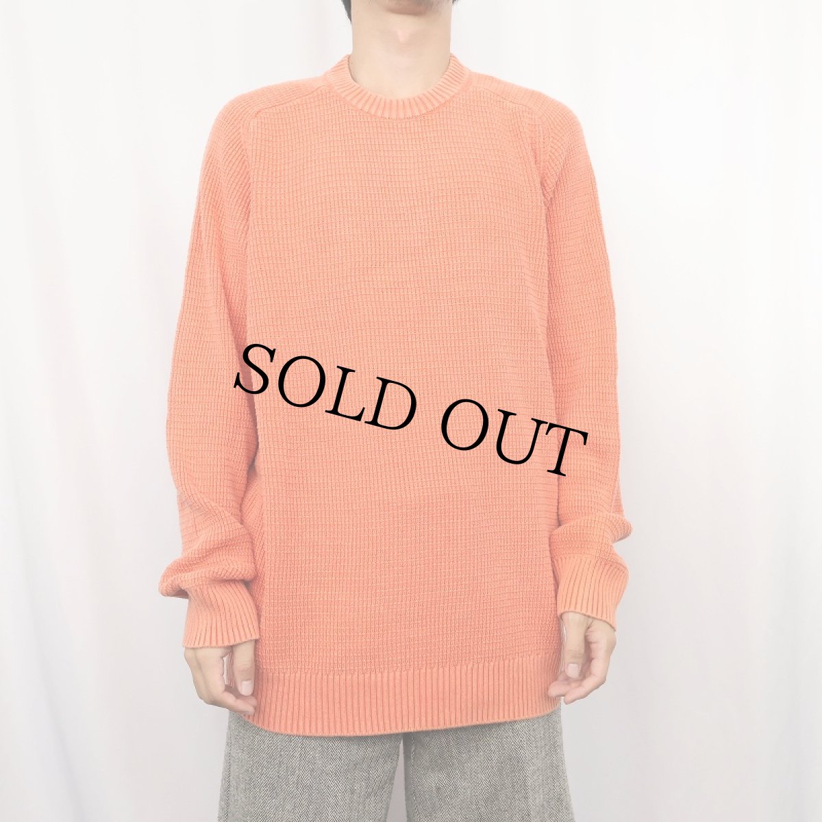 画像2: L.L.Bean コットンニットセーター M (2)