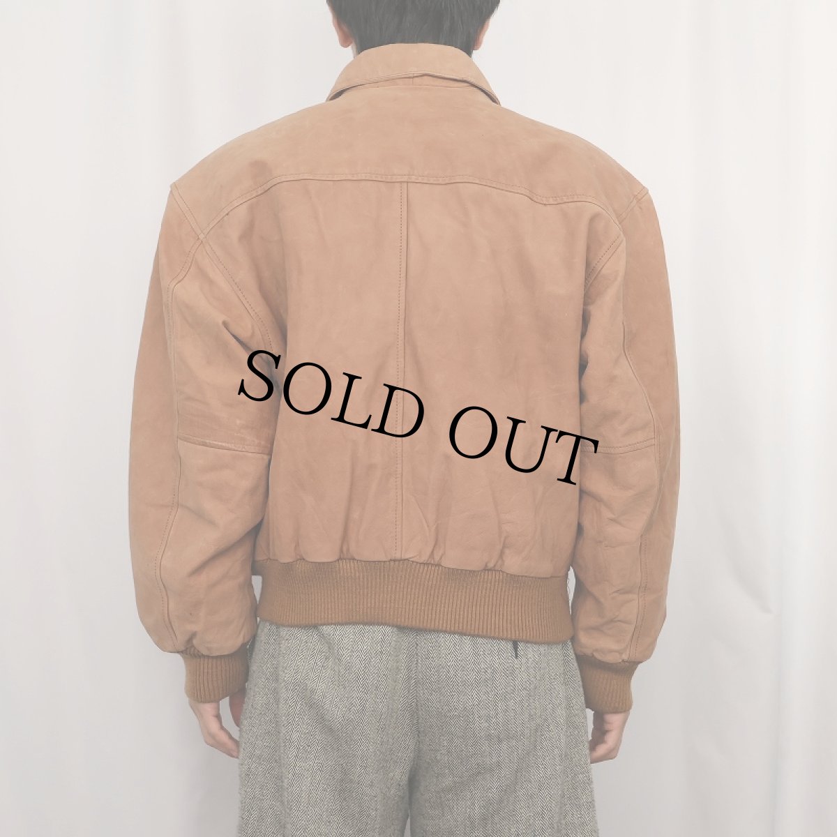 画像3: OUTBROOK "A-2 TYPE" レザーフライトジャケット S (3)