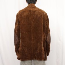 画像3: POLO Ralph Lauren エルボーパッチ付き 太畝コーデュロイ テーラードジャケット XL (3)
