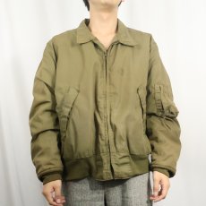 画像2: 80〜90's U.S.ARMY CVC タンカースジャケット ノーメックス  (2)