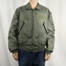 画像2: 90's U.S.AIR FORCE CWU-36/P フライトジャケット LARGE (2)