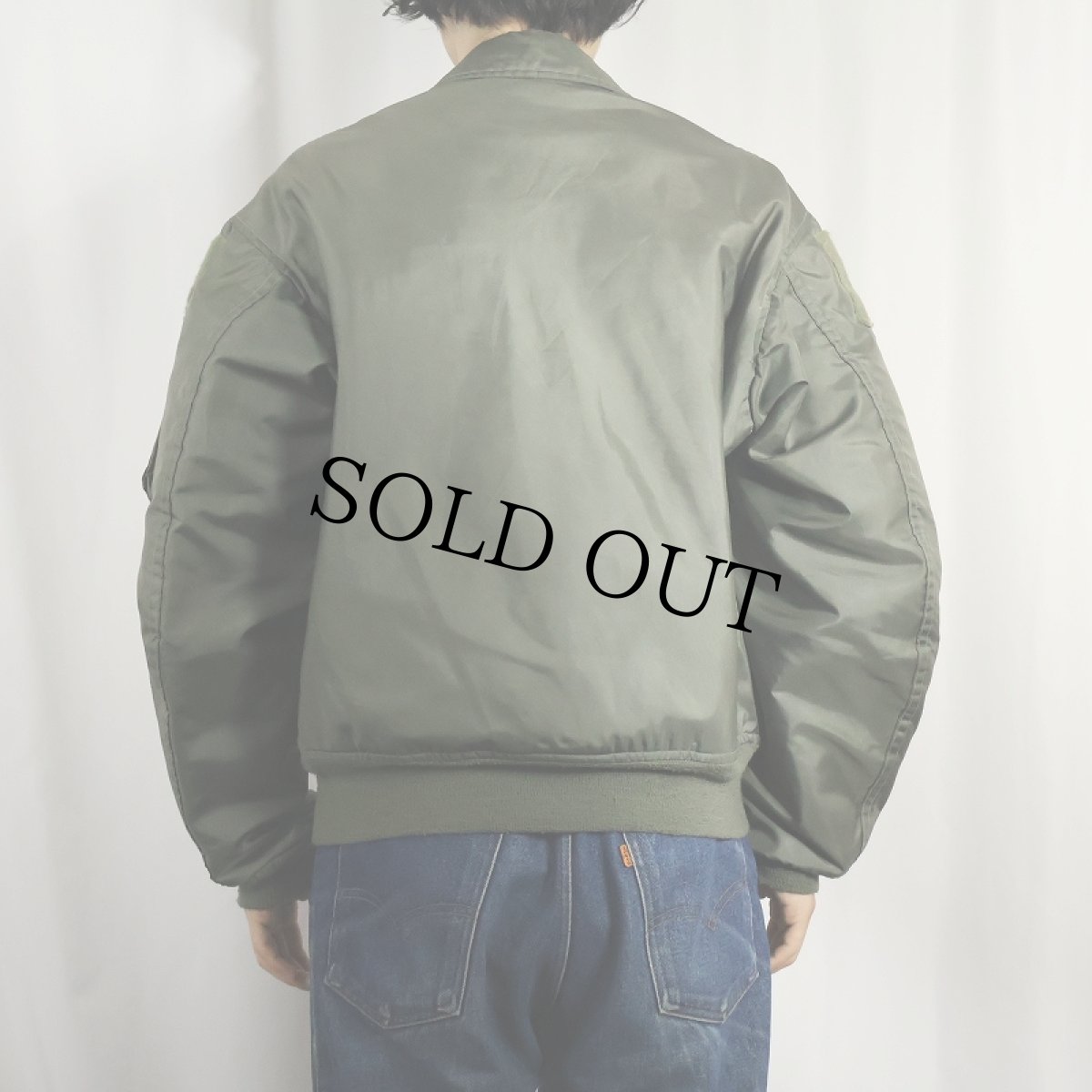画像3: 90's U.S.AIR FORCE CWU-36/P フライトジャケット LARGE (3)