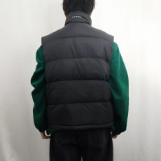 画像4: 90's POLO SPORT Ralph Lauren ロゴ刺繍 ダウンベスト BLACK L (4)