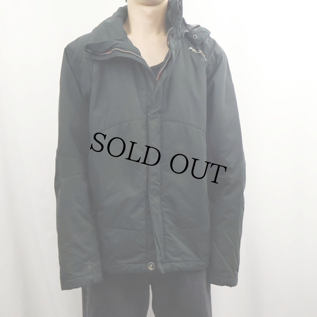 画像3: POLO Ralph Lauren 中綿入り ソフトシェルジャケット BLACK L (3)