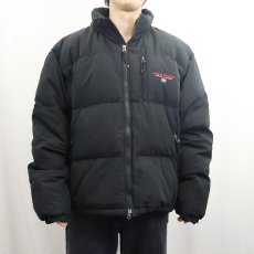 画像3: 90's POLO SPORT Ralph Lauren ロゴ刺繍 ダウンジャケット XXL BLACK (3)