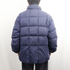 画像3: 90's POLO SPORT Ralph Lauren ロゴ刺繍 キルティングダウンジャケット NAVY XXL (3)