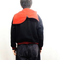 画像4: POLO Ralph Lauren エンブレムパッチ付き ラビットフード メルトンウールジャケット BLACK S (4)