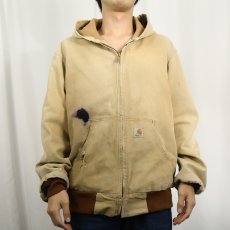 画像2: Carhartt USA製 ダックアクティブパーカー M (2)