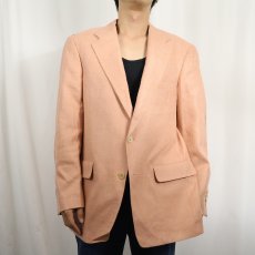 画像2: 80's Bachrach USA製 HBT シルクテーラードジャケット  (2)