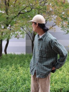 画像1: Ocean Pacific チェック柄 コットンシャツ XL (1)