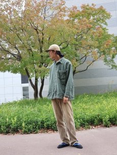 画像3: Ocean Pacific チェック柄 コットンシャツ XL (3)