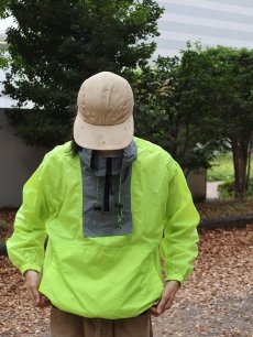 画像1: 90's Ocean Pacific ネオンカラー ナイロンアノラックパーカー (1)