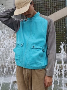 画像3: 80's Ocean Pacific 2トーン コーデュロイジップジャケット (3)